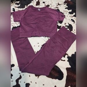 Women's Purple Two-Piece Set
